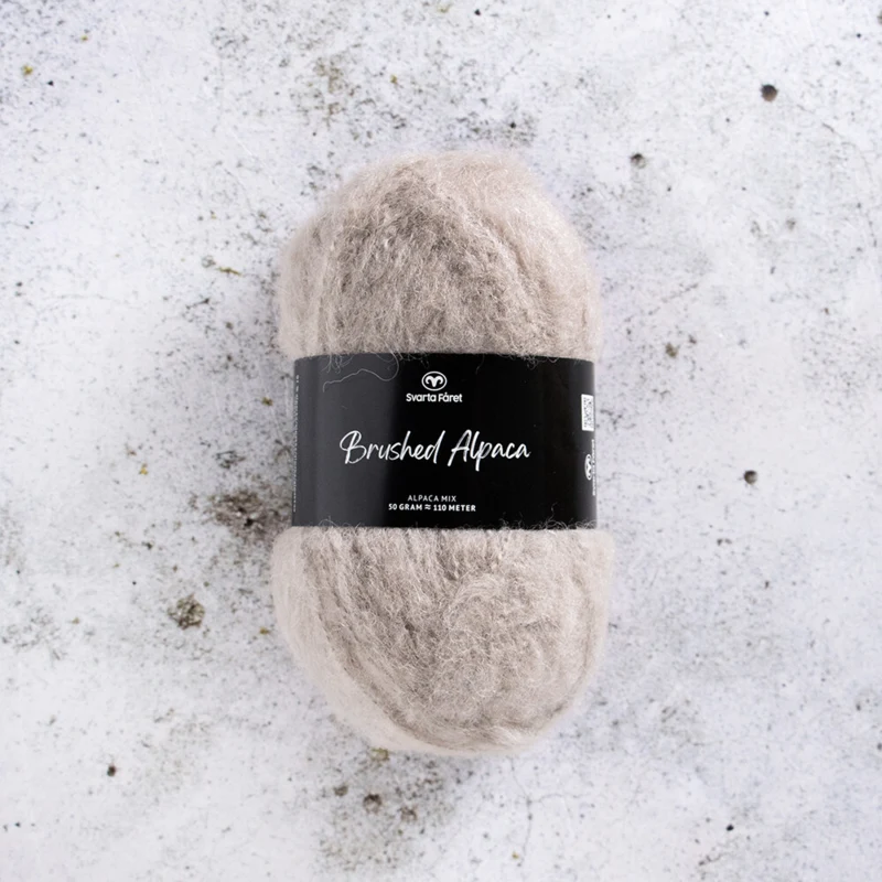 Svarta Fåret Brushed Alpaca 003 Ideel beige