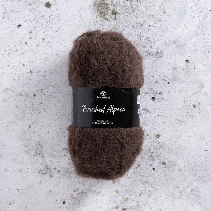 Svarta Fåret Brushed Alpaca 009 Espresso martini