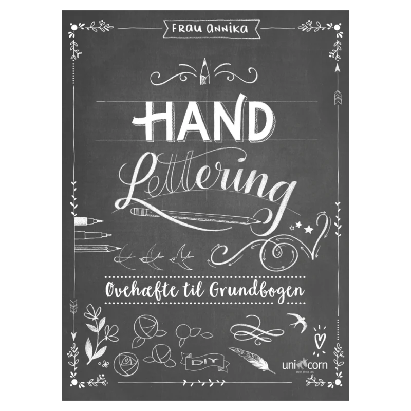 Hand Lettering Øvehæfte til Grundbogen