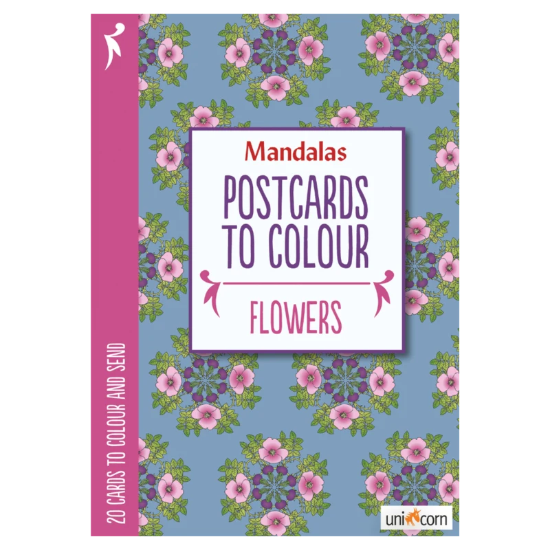 Mandalas Postcards to Colour - FLOWERS