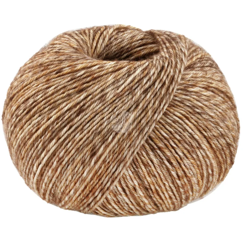 Lana Grossa Vintage Socks 1007 Sandbrun/Gråbeige/Gråbrun meleret