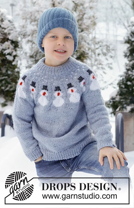 48-14 Snowman Magic by DROPS Design