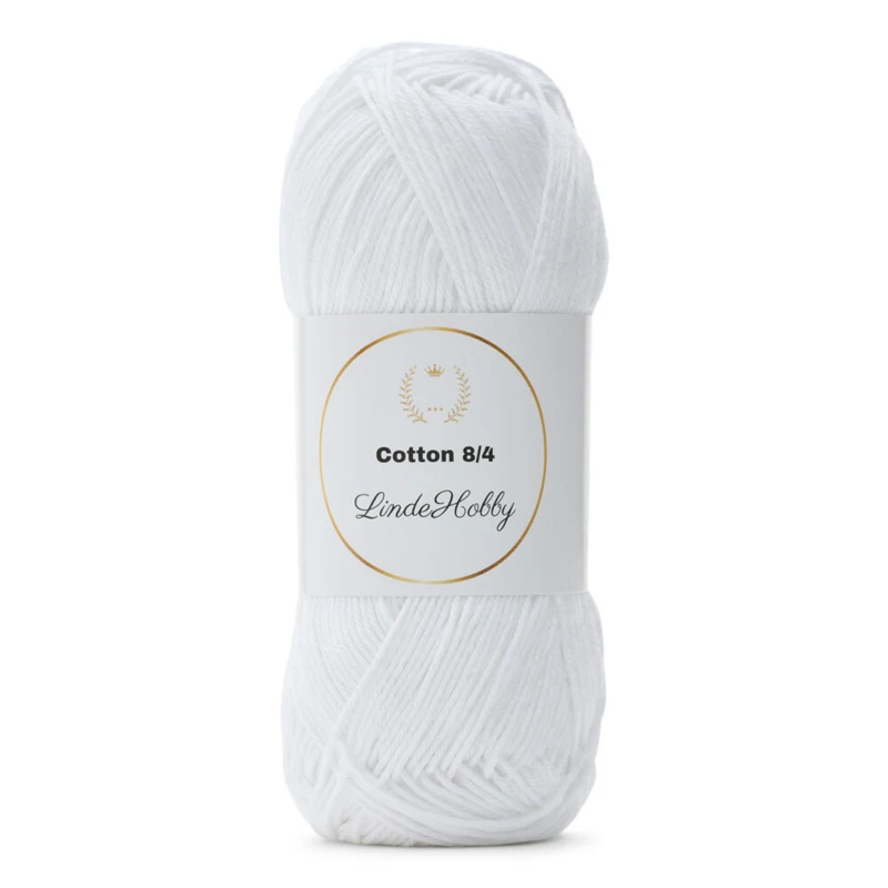 LindeHobby Cotton 8/4 019 Bianco