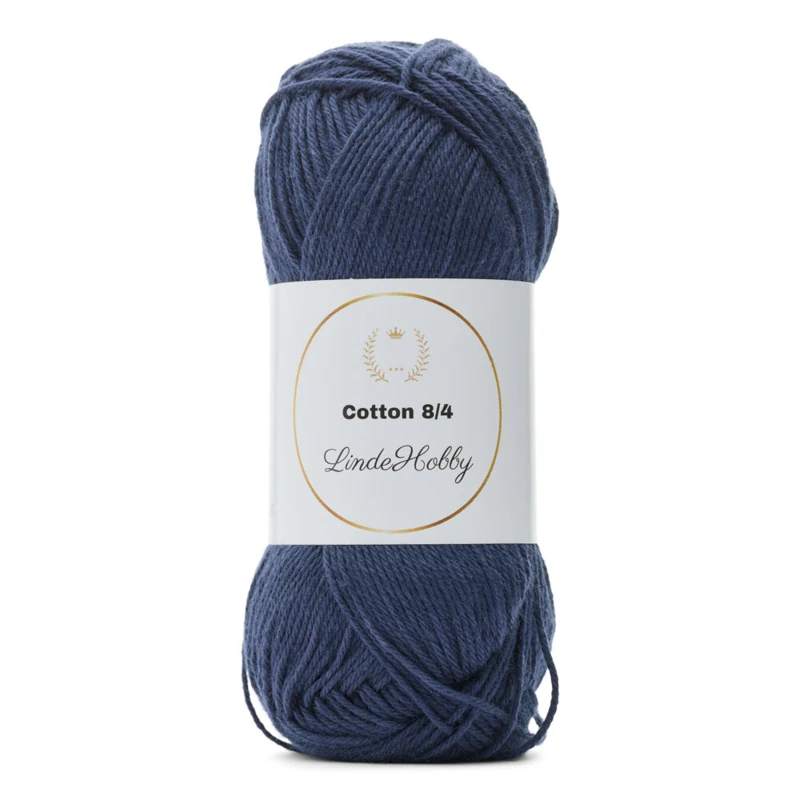 LindeHobby Cotton 8/4 008 Blu Bimbo