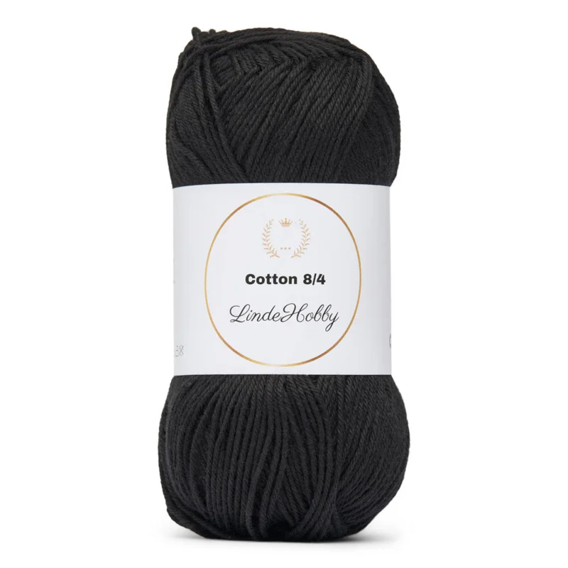 LindeHobby Cotton 8/4 108 Nero TX