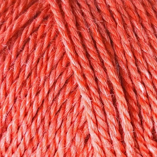 Onion No.4 Organic Wool+Nettles 840 Coral rød