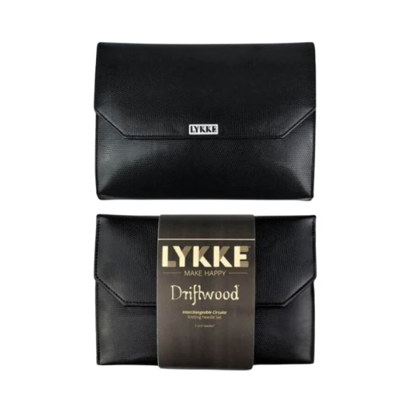 LYKKE Udskiftelige Rundpindesæt Driftwood, Sort, 13 cm