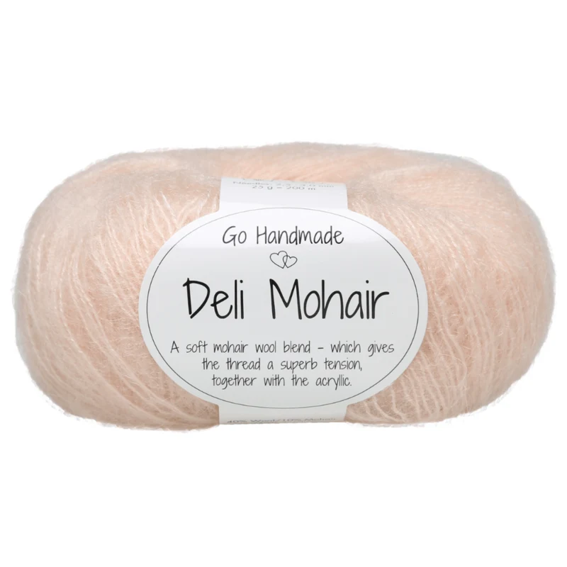 Go Handmade Deli Mohair 89 Rose