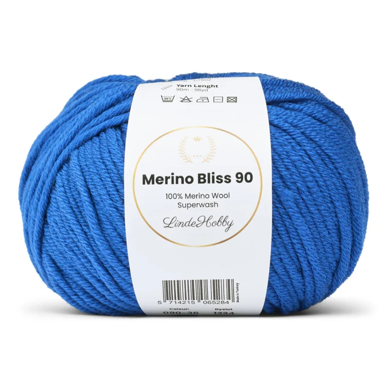 LindeHobby Merino Bliss 90 36 Mørkeblå