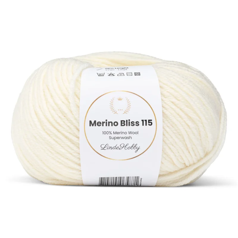LindeHobby Merino Bliss 115 01 Creme