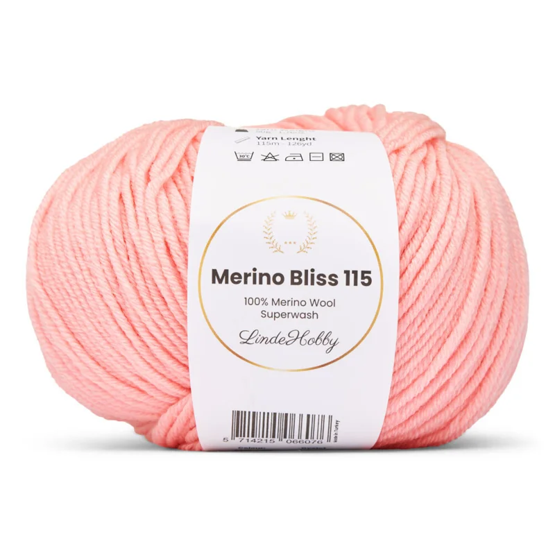 LindeHobby Merino Bliss 115 21 Ferskenrosa
