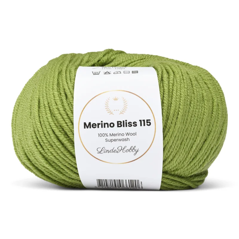 LindeHobby Merino Bliss 115 26 Forårsgrøn
