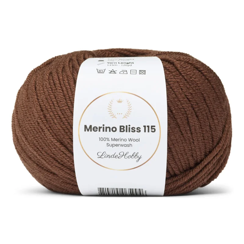 LindeHobby Merino Bliss 115 13 Chokolade