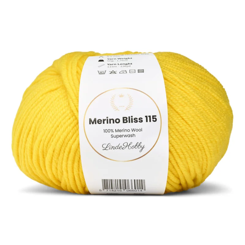 LindeHobby Merino Bliss 115 15 Gul