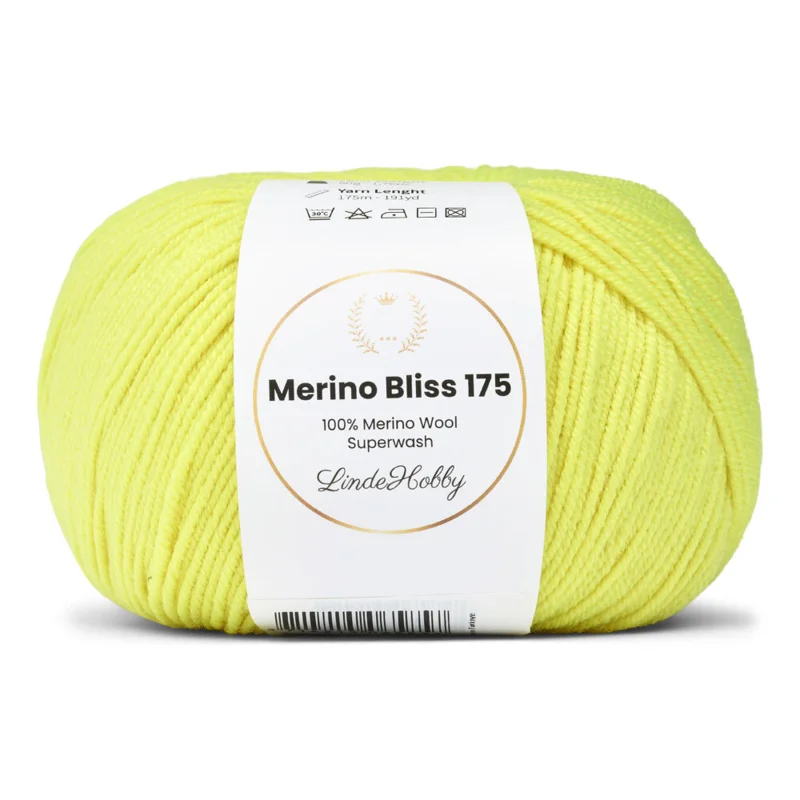 LindeHobby Merino Bliss 175 50 Neongul