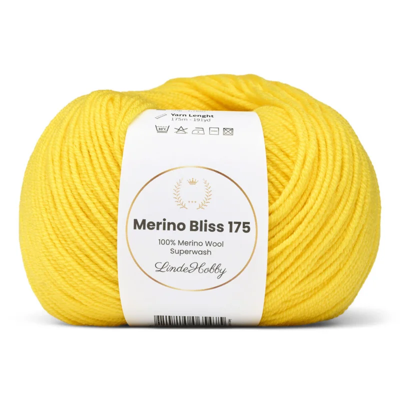 LindeHobby Merino Bliss 175 12 Citrongul
