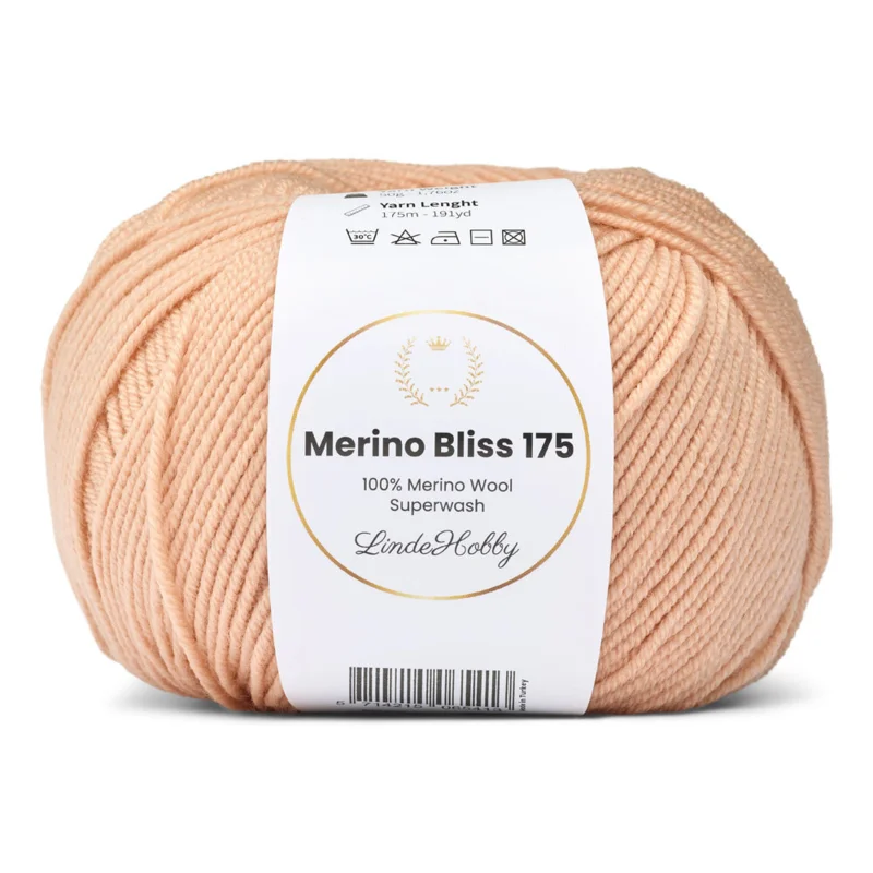 LindeHobby Merino Bliss 175 06 Abrikoscreme