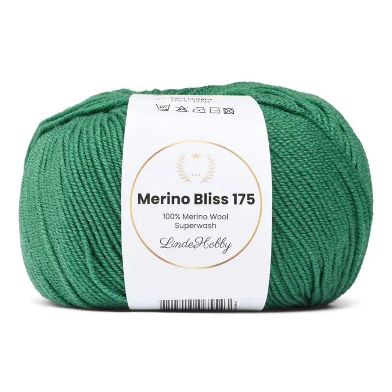 LindeHobby Merino Bliss 175 19 Junglegrøn