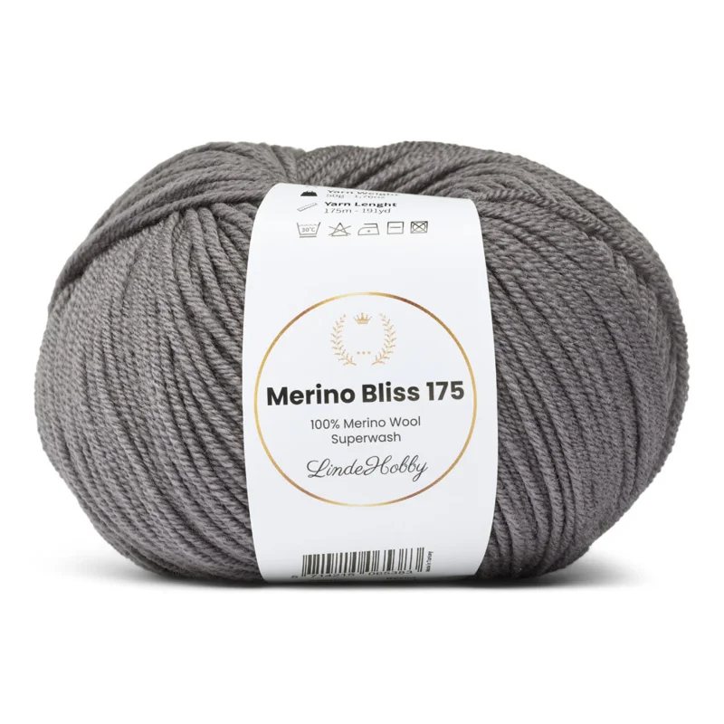 LindeHobby Merino Bliss 175 03 Grå