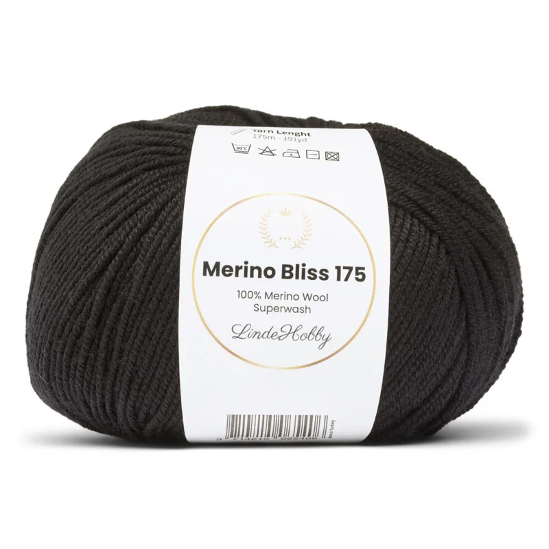 LindeHobby Merino Bliss 175 05 Sort
