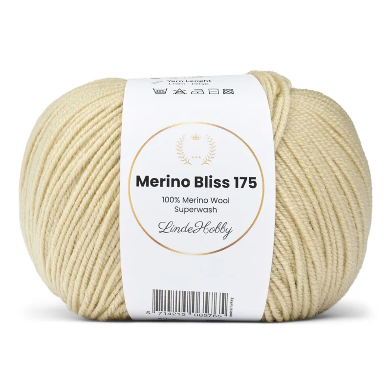 LindeHobby Merino Bliss 175 41 Mandel hvid