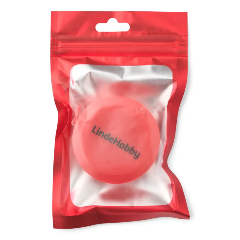 LindeHobby Udtrækkeligt målebånd, 150 cm Rød