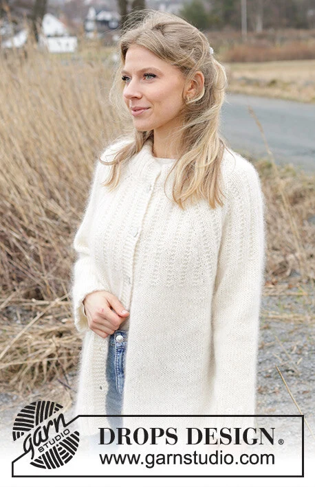 243-2 Winter Owl Cardigan by DROPS Design