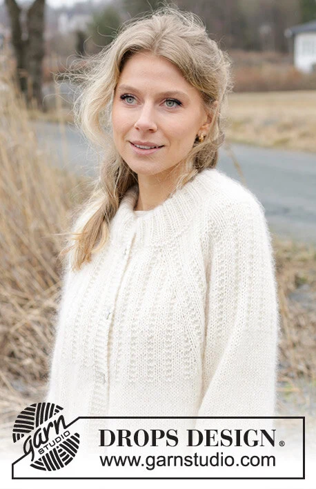 243-2 Winter Owl Cardigan by DROPS Design