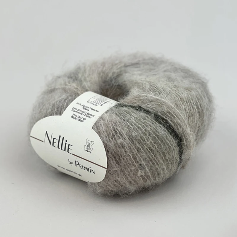 Permin Nellie 03 Beige/aubergine/brun