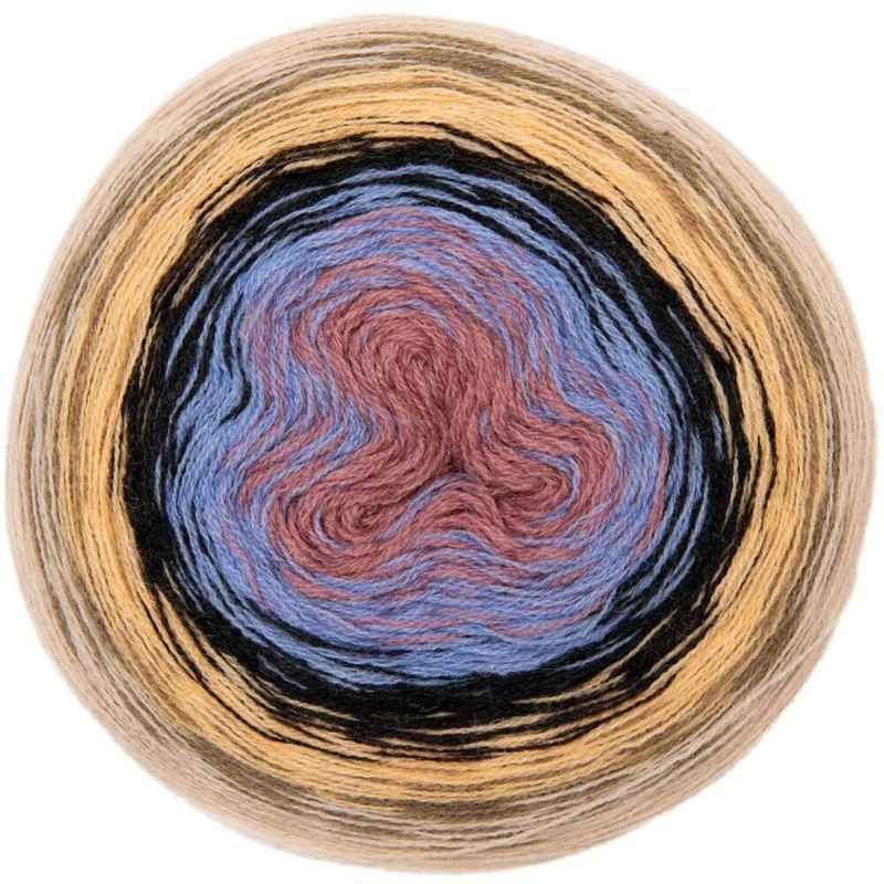 Rico Design Creative Wool Dégradé Super 6 14 Blå-pudder