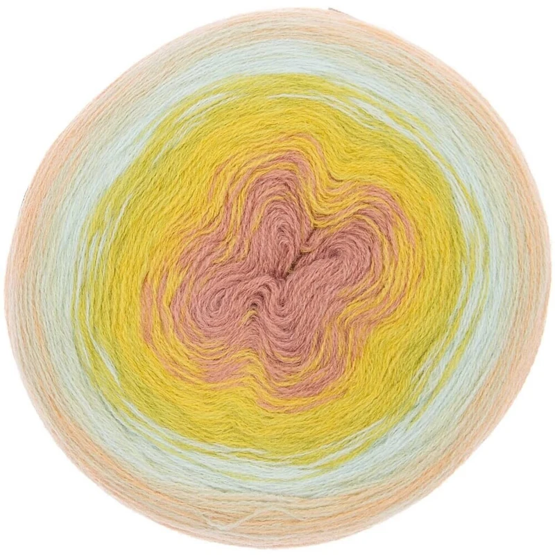 Rico Design Creative Wool Dégradé Super 6 09 Laks-grøn