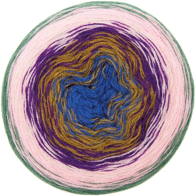 Rico Design Creative Wool Dégradé Super 6 15 Lilla-grøn