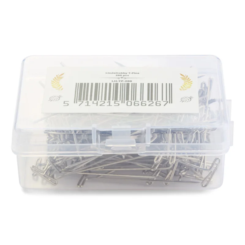 LindeHobby T-nåle, 38 mm 200 stk.