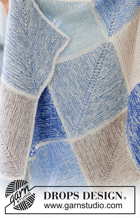 256-1 August Evenings Blanket by DROPS Design