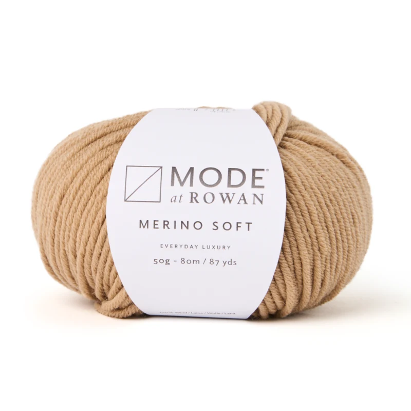 Mode at Rowan Merino Soft 014 Camel