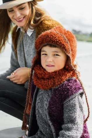 MR35-03 Løs hals, hue og vanter