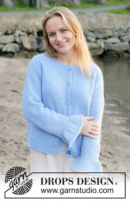 259-30 Freshwater Bay Cardigan by DROPS Design