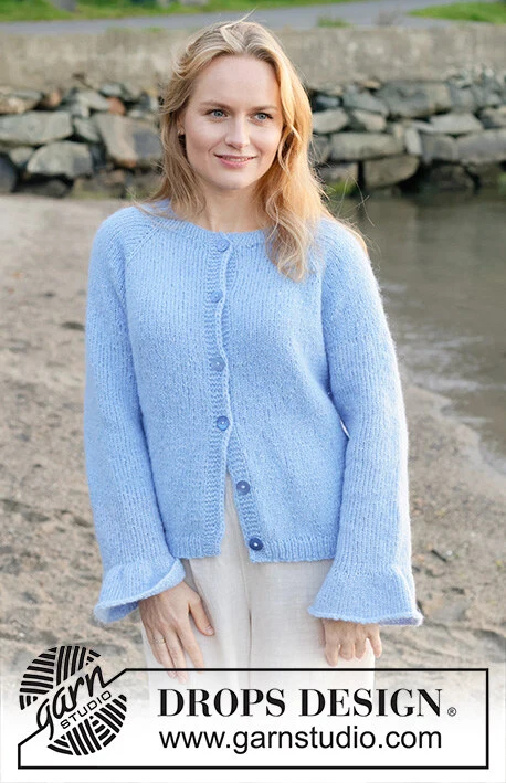 259-30 Freshwater Bay Cardigan by DROPS Design