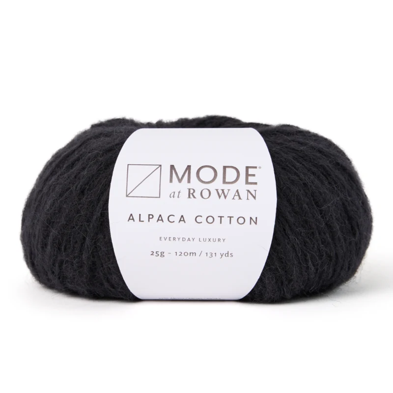 Mode at Rowan Alpaca Cotton 010 Noir