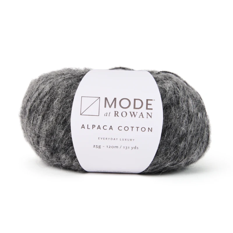 Mode at Rowan Alpaca Cotton 012 Charcoal Melange