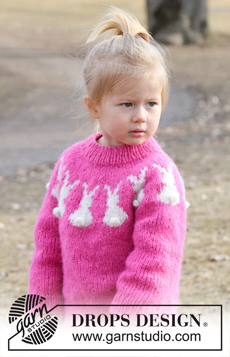 49-13 Bunny Bloom by DROPS Design