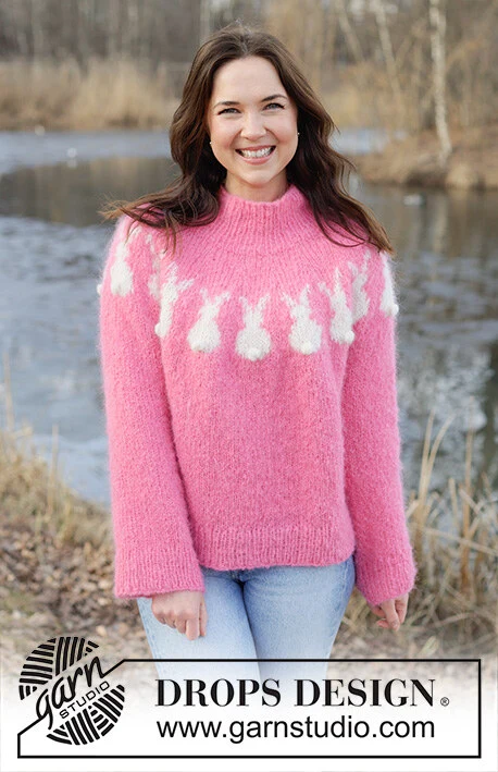 257-36 Bunny Bloom by DROPS Design