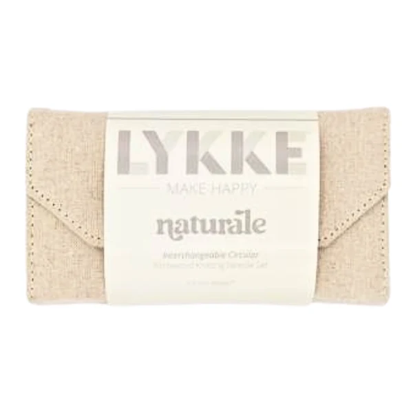 LYKKE Udskiftelige Rundpindesæt Naturale, Beige, 9 cm