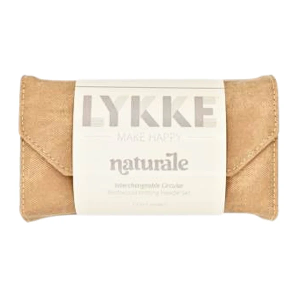 LYKKE Udskiftelige Rundpindesæt Naturale, Tan, 9 cm