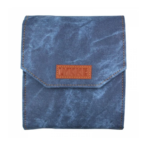 LYKKE Udskiftelige Rundpindesæt Indigo, Starter Set, Blå, 13 cm