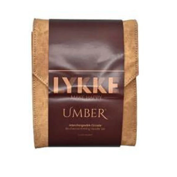 LYKKE Udskiftelige Rundpindesæt Umber, Starter Set, Tan, 13 cm
