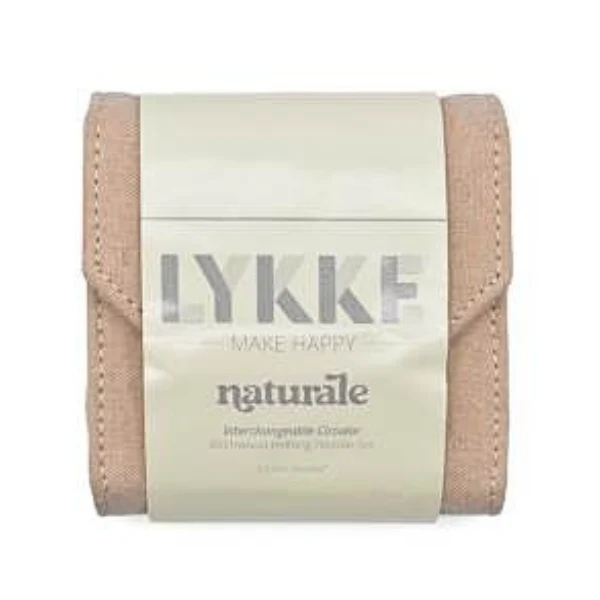 LYKKE Udskiftelige Rundpindesæt Naturale, Starter Set, Beige, 9 cm