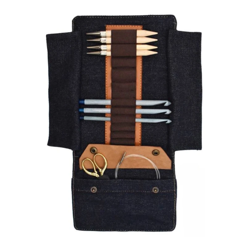 LYKKE Taylor Etui til Udskiftbare Rundpinde, 13 cm Lysebrun