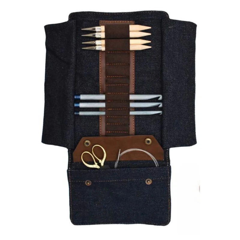 LYKKE Taylor Etui til Udskiftbare Rundpinde, 13 cm Chokolade