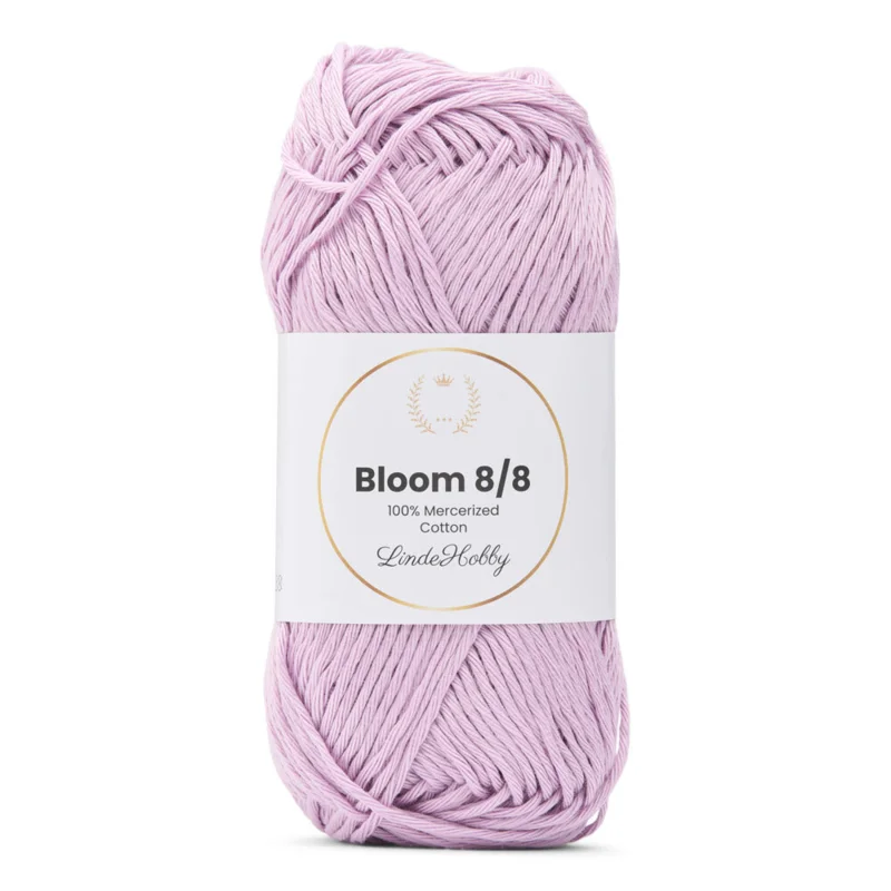 LindeHobby Bloom 8/8 Mercerized Cotton 26 Klar lilla
